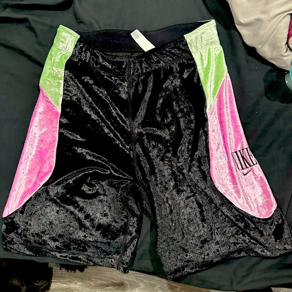 Nike velour biker shorts